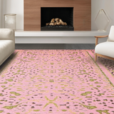 Ultra Soft Area Rug, Non Slip, Stain Resistant, Washable Area Rugs for Living Room, Bedroom, Contemporary Pink Animal Aesthetic(Pink)