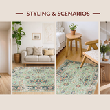 Elegant Vintage Geometric Arrangement(Ivory)