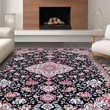 Chic Graphical Hexagonal Motif(Black)