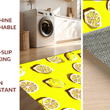 Ultra Soft Area Rug, Non Slip, Stain Resistant, Washable Area Rugs for Living Room, Bedroom, Vibrant Cheerful Decorative Element(Yellow)