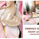 Abstract Pastel Marble Symphony(Pink)