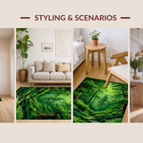 Cozy Rustic Greenery Motif(Green)