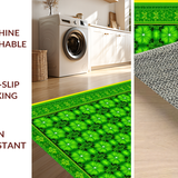 Whimsical Clover Patchwork Style(Green)