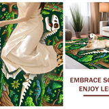 Vibrant Colorful Jurassic Theme(Green)