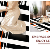 Stylish Neutral Toned Abstract Design(Black)