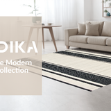 Artistic Coastal Striped Visual Appeal(Black)