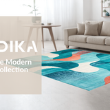 Dynamic Coastal Wave Motif(Blue)