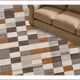 Ultra Soft Area Rug, Non Slip, Stain Resistant, Washable Area Rugs for Living Room, Bedroom, Sophisticated Abstract Pattern Fusion(Gray)