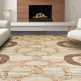 Artistic Textured Snake Graphics(Beige)