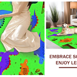 Fun Filled T Rex and Friends Scene(Green)