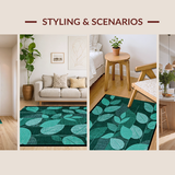 Contemporary Abstract with Blue Tones(Green)