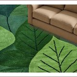 Ultra Soft Area Rug, Non Slip, Stain Resistant, Washable Area Rugs for Living Room, Bedroom, Charming Moss Green Textured Aesthetic(Green)