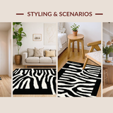 Bold Black and White Contrast(Black)