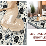 Chic Monochrome Floral Design(Ivory)