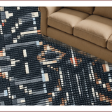 Ultra Soft Area Rug, Non Slip, Stain Resistant, Washable Area Rugs for Living Room, Bedroom, Sophisticated Race Car Bedroom Play Mat(Gray)