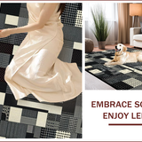 Elegant Monochrome Abstract Geometry(Black)