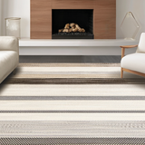 Contemporary Earthy Linear Design(Beige)
