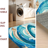 Elegant Ocean Wave Aesthetic(Blue)