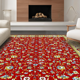 Charming Whimsical Floral Touch(Red)