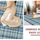 Sophisticated Light Blue Checks(Blue)