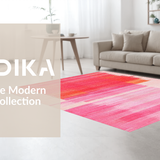 Elegant Abstract Floral Motif(Pink)