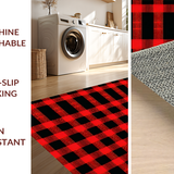 Festive Red and Black Geometric Style(Red)
