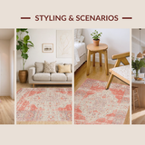 Sophisticated Neutral Floral Design(Red)