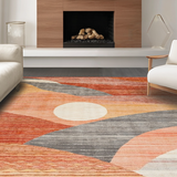 Stylish Minimalist Circular Design(Red)