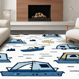 Trendy Blue Gray Nature Fusion(Blue)