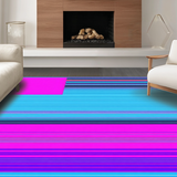 Ultra Soft Area Rug, Non Slip, Stain Resistant, Washable Area Rugs for Living Room, Bedroom, Lively Contemporary Color Splash(Pink)