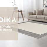 Ultra Soft Area Rug, Non Slip, Stain Resistant, Washable Area Rugs for Living Room, Bedroom, Chic Minimalist Sisal Motif(Beige)