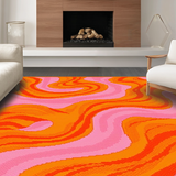 Artistic Hand Drawn Spiral Motif(Pink)