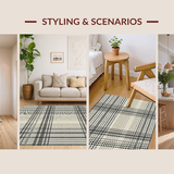 Chic Modern Geometric Contrast(Beige)