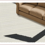 Sophisticated Abstract Black and Ivory(Black)
