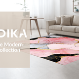 Contemporary Abstract Pink Black(Pink)