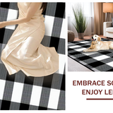 Classic Black and White Check(Black)