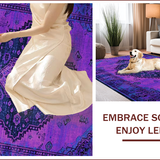 Vintage Floral Overlay Artistry(Purple)