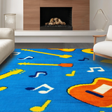 Energetic Guitar Strings Visuals(Blue)