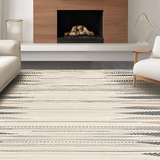 Artisanal Wave Motif(Beige)