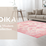 Charming Blush Floral Motif(Pink)