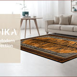 Ultra Soft Area Rug, Non Slip, Stain Resistant, Washable Area Rugs for Living Room, Bedroom, Chic Rustic Animal Print Elegance(Brown)