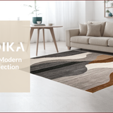 Ultra Soft Area Rug, Non Slip, Stain Resistant, Washable Area Rugs for Living Room, Bedroom, Modern Warm Neutral Aesthetic(Gray)