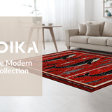 Elegant Black Whale Silhouette(Red)