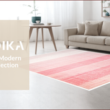 Ultra Soft Area Rug, Non Slip, Stain Resistant, Washable Area Rugs for Living Room, Bedroom, Modern Non-Skid Baby Room Soft Rug(Pink)
