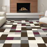 Artful Trellis Design in Neutral Palette(Beige)