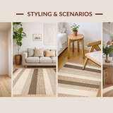 Cozy Woven Minimalist Design(Beige)