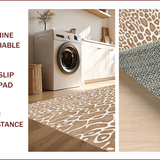 Ultra Soft Area Rug, Non Slip, Stain Resistant, Washable Area Rugs for Living Room, Bedroom, Handmade Neutral Animal Print Bedroom Luxury Carpet(Beige)