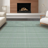 Chic Modern Geometric Check Design(Green)