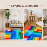 Dynamic Bold Lettering Composition(Blue)