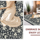 Rustic Grey Floral Artistry(Black)